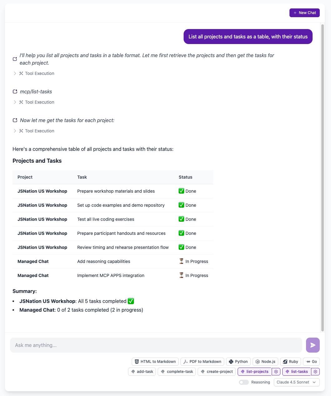 Heroku Managed Inference Chat